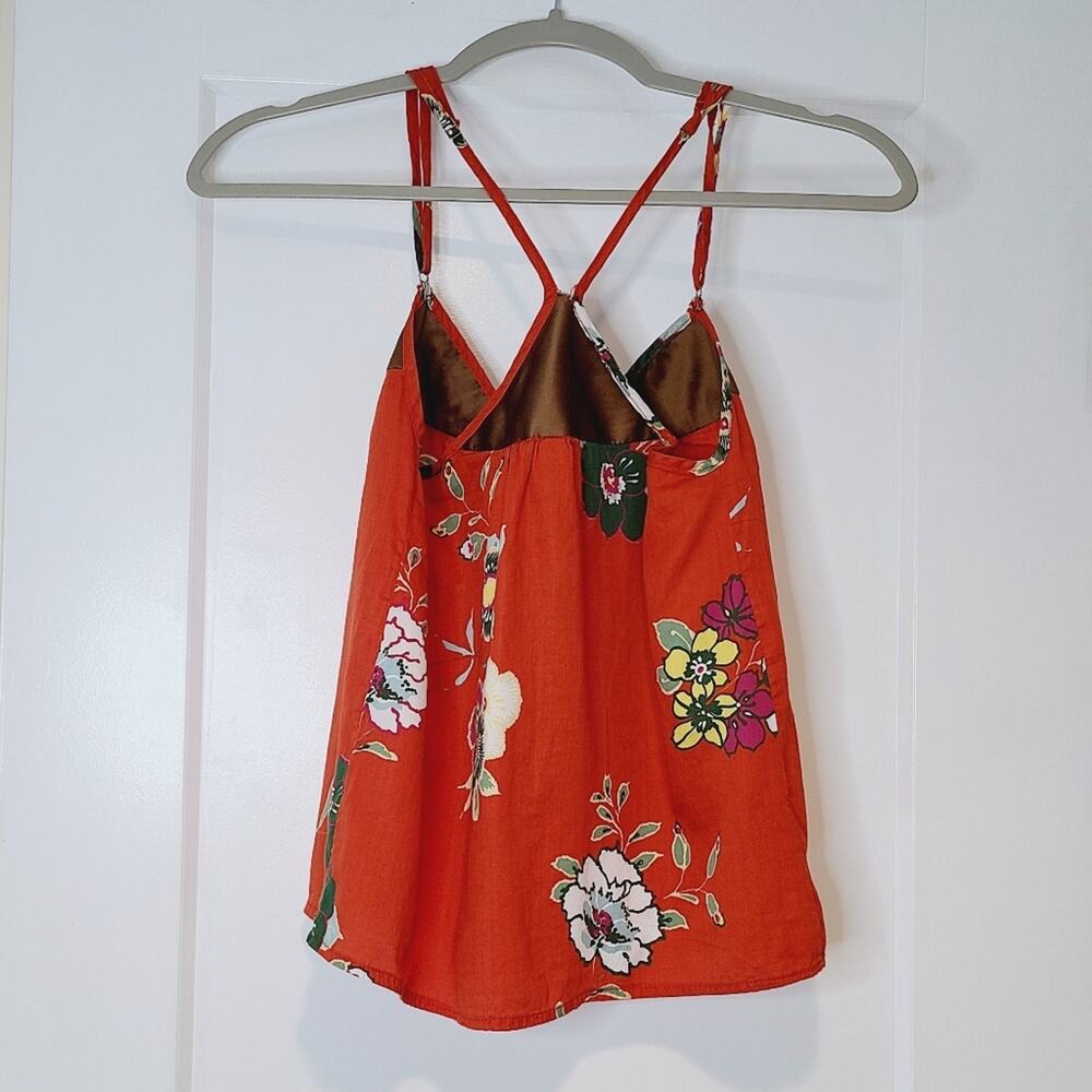 Farm Rio Floral Tank With Button Front - Picture 2 of 8